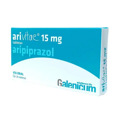 Arivitae tabletas 15 mg, caja x 28 unidades