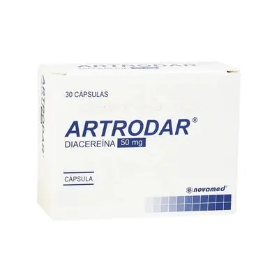 Artrodar cápsulas 50 mg, caja x 30 unidades (Novamed)