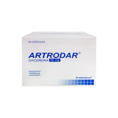 Artrodar cápsulas 50 mg, caja x 60 unidades (Novamed)