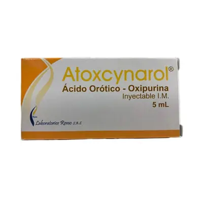 Atoxcynarol solución inyectable caja 1 x 5 ml