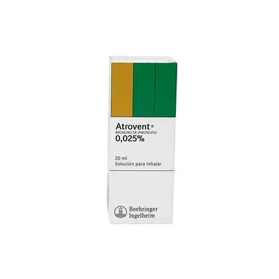 Atrovent solución para inhalación 0.025% frasco x 20 ml