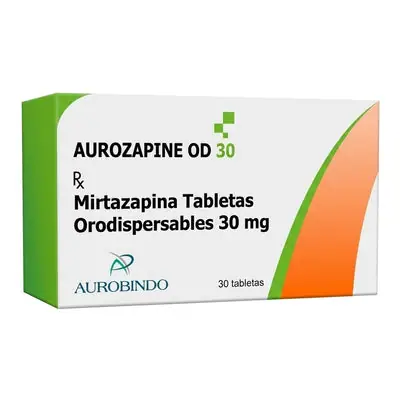 Aurozapine tabletas orodispersables 30 mg, caja x 30 unidades