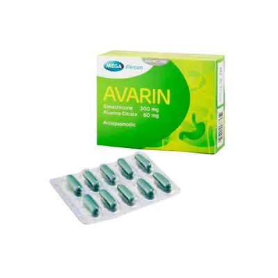 Avarin cápsulas blandas 300 mg/60 mg, caja x 10 unidades