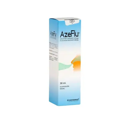 Azeflu spray nasal 137 mcg/50 mcg, frasco 30 ml (Novamed)
