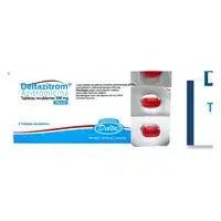 Azitromicina 500 mg, caja x 3 tabletas (Zaret)