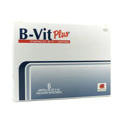 B-Vit Plus ampollas 2 ml, caja x 6 unidades