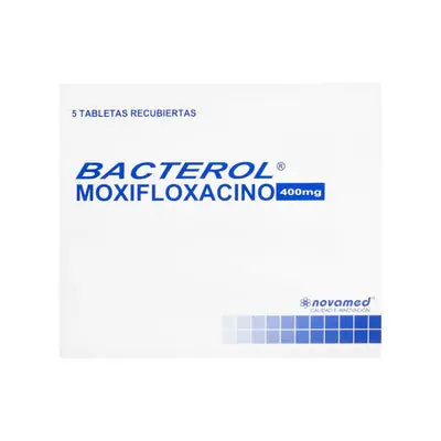 Bacterol comprimidos 400 mg, caja x 5 unidades (Novamed)