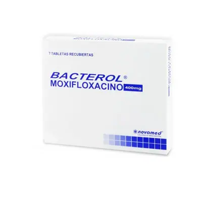 Bacterol comprimidos 400 mg, caja x 7 unidades (Novamed)