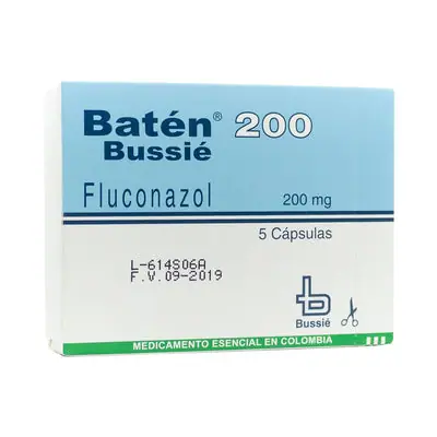 Baten cápsulas 200 mg caja x 5 unidades
