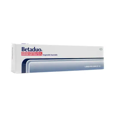 Betaduo jeringa prellenada 1 ml, caja x 1 unidad