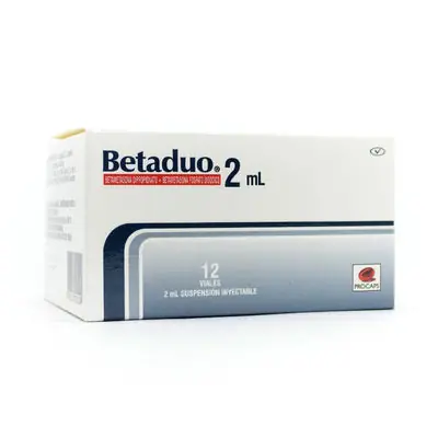 Betaduo viales solución inyectable, caja x 12 unidades