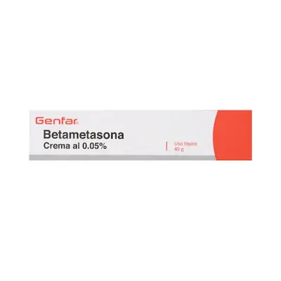 Betametasona 0,05 % crema, tubo x 40 g