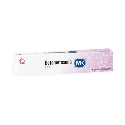 Betametasona 0.1 % crema, tubo x 20 g