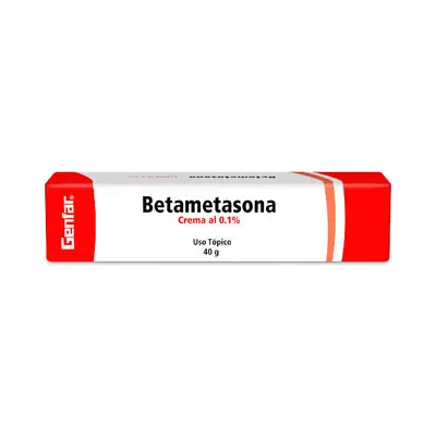 Betametasona 0,1 % crema, tubo x 40 g
