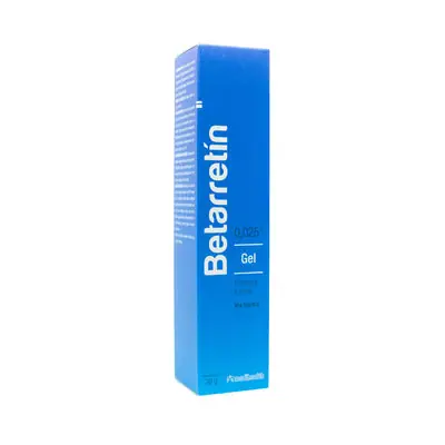 Betarretin gel 0.025%, caja x 30 g