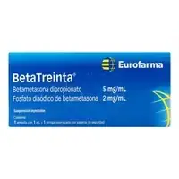 Betatreinta 5 mg/2 mg solución inyectable x 1 ampolla