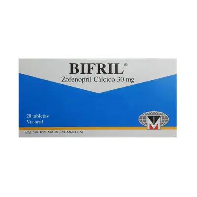 Bifril tabletas 30 mg caja x 28 unidades