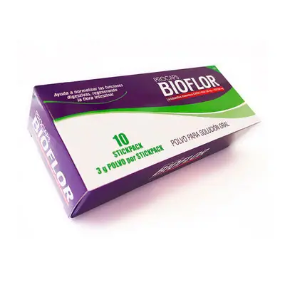 Bioflor sobres 3 g caja x 10 unidades