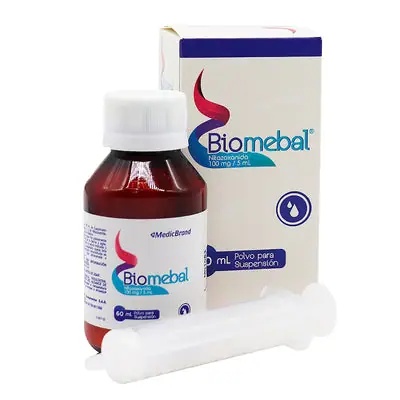 Biomebal suspensión 100 mg/5 ml frasco x 60 ml – Coaspharma