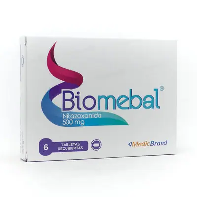 Biomebal tabletas 500 mg caja x 6 unidades – Coaspharma