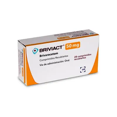 Briviact comprimidos 50 mg, caja x 28 comprimidos