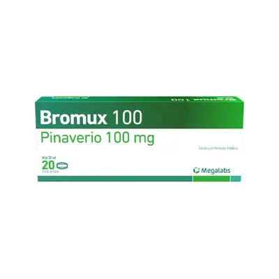 Bromux tabletas 100 mg, caja x 20 unidades