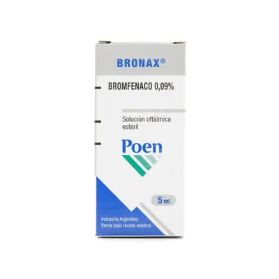 Bronax gotas oftálmicas 0.09%, frasco x 5 ml