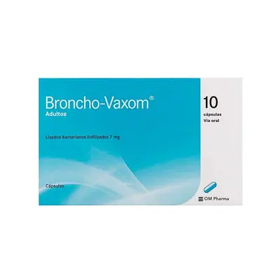 Broncho-Vaxom Adulto cápsulas, caja x 10 unidades