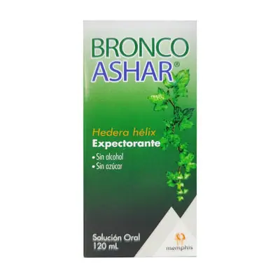Broncoashar Jarabe Memphis caja 120 ml