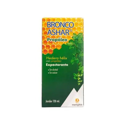 Broncoashar Propóleo Jarabe Memphis caja 120 ml