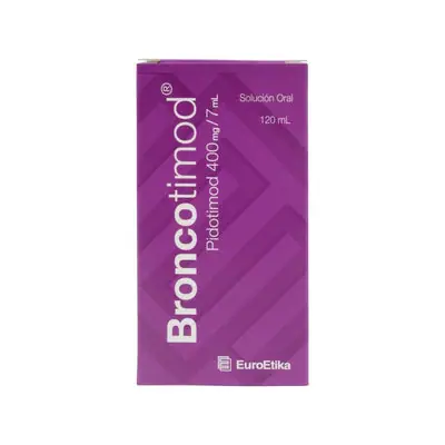 Broncotimod jarabe 400 mg caja x 120 ml