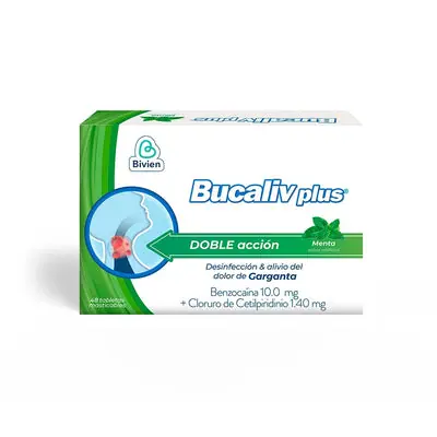 Bucaliv Plus tabletas sabor menta x 48 unidades