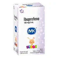 Buprofen ibuprofeno 100 mg/5 ml suspensión x 120 ml
