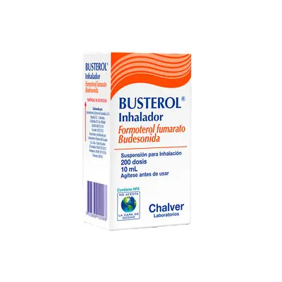 Busterol Inhalador, caja 10 ml x 200 inhalaciones