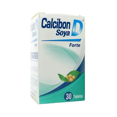 Calcibon D Soya Forte tabletas, caja x 30 unidades