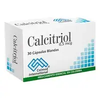 Calcitriol 0,50 mcg, x 30 cápsulas