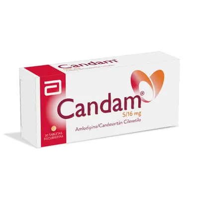 Candam tabletas 5/16 mg caja x 30 unidades
