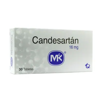 Candesartán Mk tabletas 16 mg caja x 30 unidades