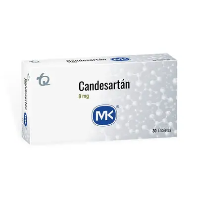 Candesartán Mk tabletas 8 mg caja x 30 unidades