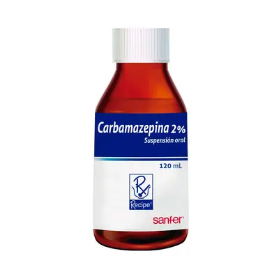 Carbamazepina Suspensión Oral 2 % frasco 120 ml