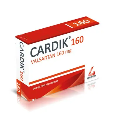 Cardik tabletas 160 mg caja x 30 unidades