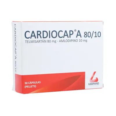 Cardiocap a cápsulas 80/10 mg caja x 30 unidades