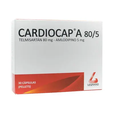 Cardiocap a cápsulas 80/5 mg caja x 30 unidades