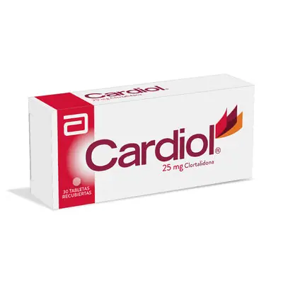 Cardiol tabletas 25 mg caja x 30 unidades