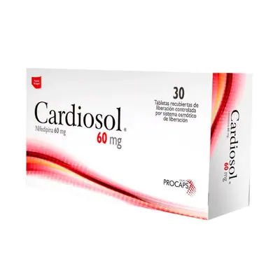 Cardiosol+++ 60 mg tabletas recubiertas, caja x 30 unidades