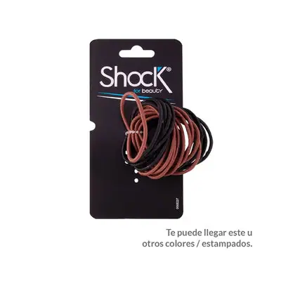Caucho Elástico Cabello Basic Negro x 20 unidades
