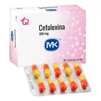 Cefalexina 500 mg, caja x 30 cápsulas (Mk)