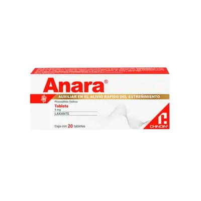 Chinoin Anara tabletas caja x 20 unidades