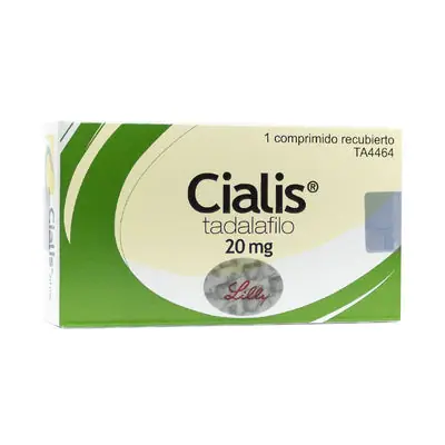 Cialis comprimidos 20 mg, caja x 1 unidad