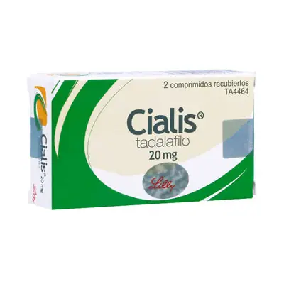 Cialis comprimidos 20 mg, caja x 2 unidades
